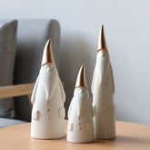 Kit 3 Enfeites de Natal Escandinavo com Pai Noel Decorativo