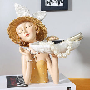 Busto Decorativo Lili Praia Bandeja