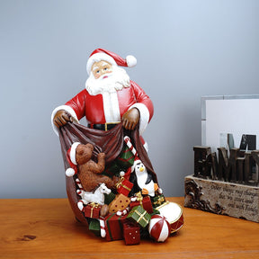 Enfeite de Natal em Resina Noel Pintor Soldadinho Cromus Decorativo