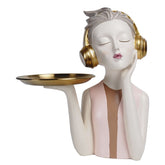 Busto Decorativo Lili Music Bandeja