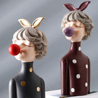 Escultura Boneca Decorativa Lilly Ball Estatueta