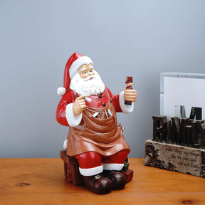 Enfeite de Natal em Resina Noel Pintor Soldadinho Cromus Decorativo