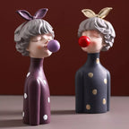 Escultura Boneca Decorativa Lilly Ball Estatueta