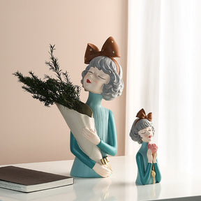 Busto Decorativo Lili Tray Flores