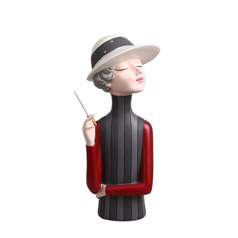 Busto Decorativo Lili Cigarrete