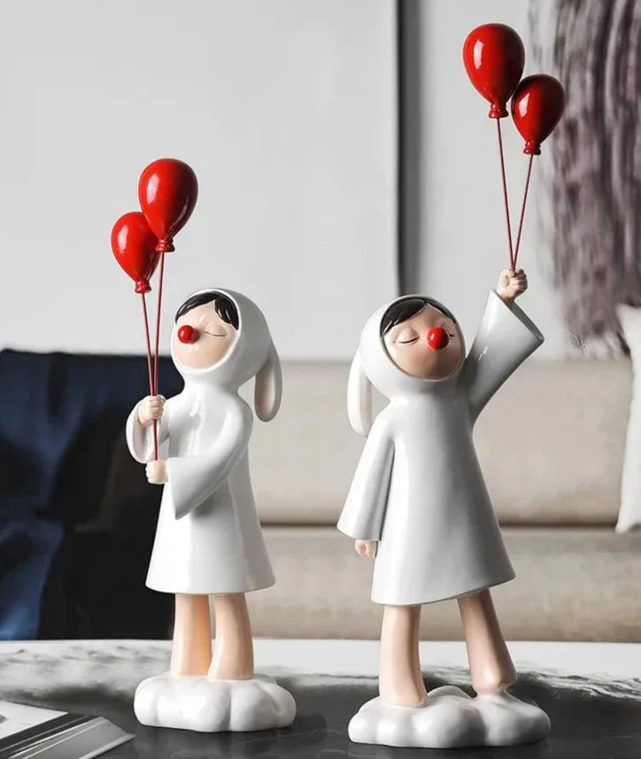 Busto Decorativo Lili Coelhinha Balões
