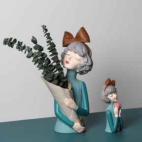 Busto Decorativo Lili Tray Flores