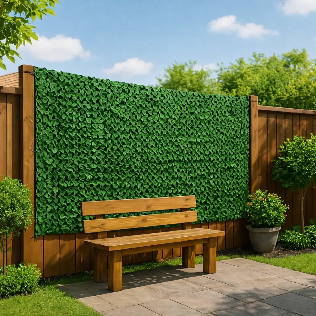 Rede Camuflada Militar para Decoração de Jardim
