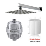 Kit Completo: Chuveiro Slim com Purificador de Água e Refil