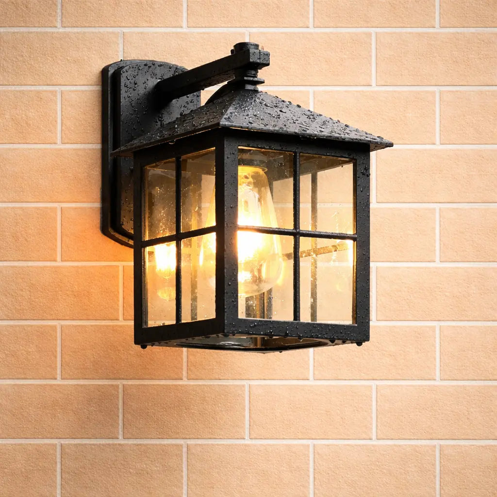 Luminária Europeia Retro de Parede - Ilumine Exteriores