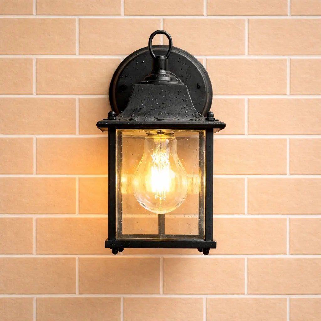 Luminária Europeia Retro de Parede - Ilumine Exteriores