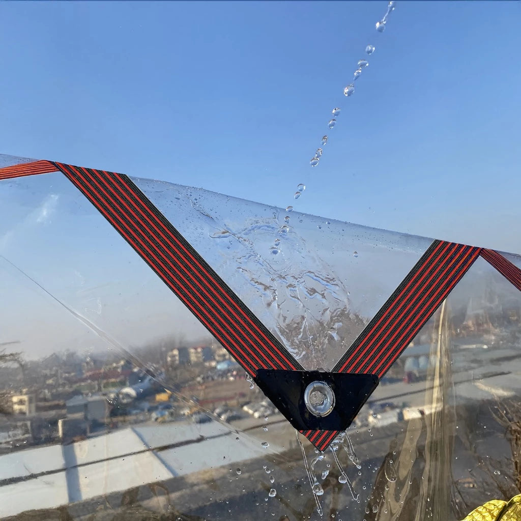 Lona Transparente PVC Reforçada Impermeável para Varanda e Garagem