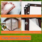 Lona Transparente PVC Reforçada Impermeável para Varanda e Garagem