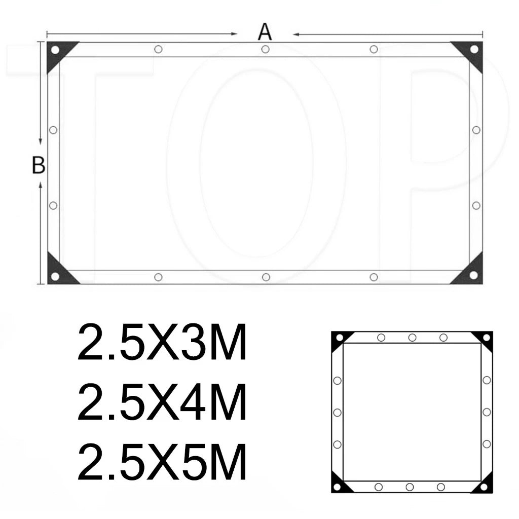 Lona Transparente PVC Reforçada Impermeável para Varanda e Garagem