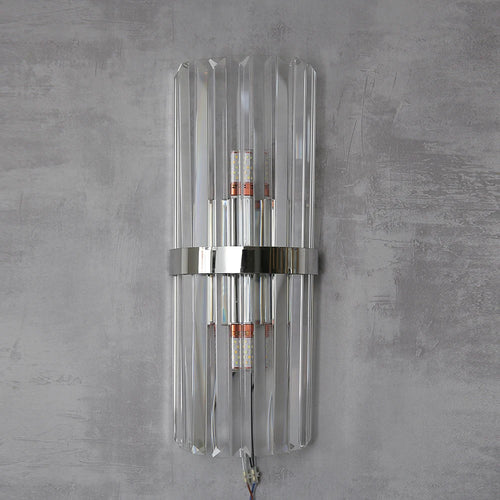 Arandela de Parede Luxuosa em Cristal