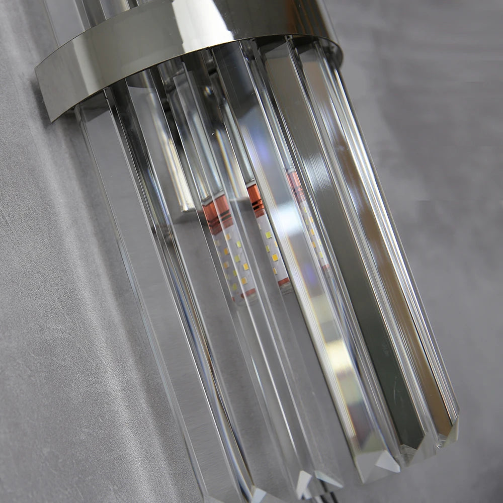 Arandela de Parede Luxuosa em Cristal