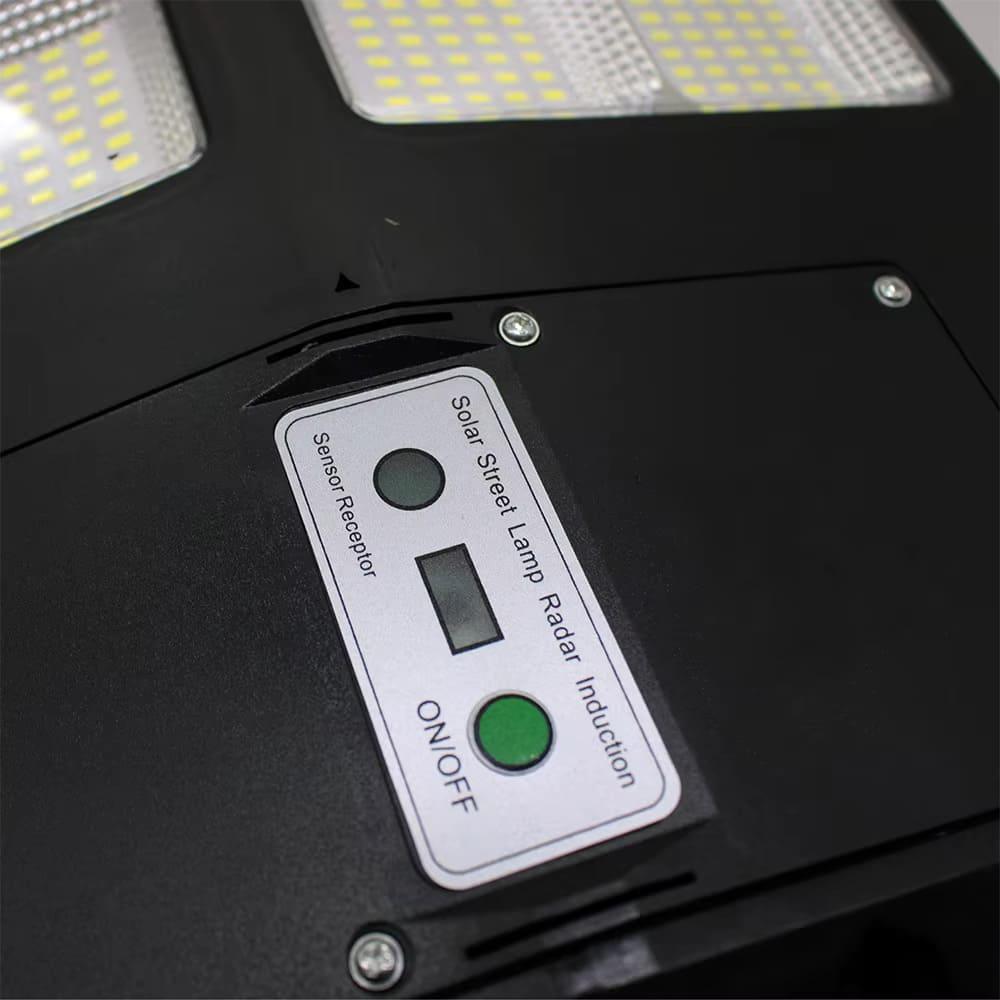 Luminária LED Solar 1000W com Sensor de Presença IP66 Poerstill