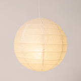Luminária Pendente Japandi em Papel de Arroz Design Minimalista