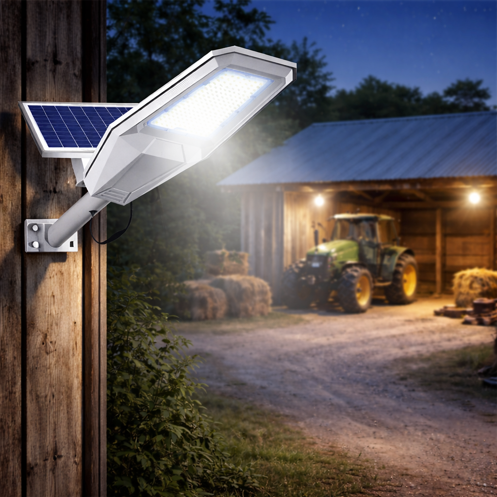 Luminária Solar LED 1200W Placa Externa Powerstill