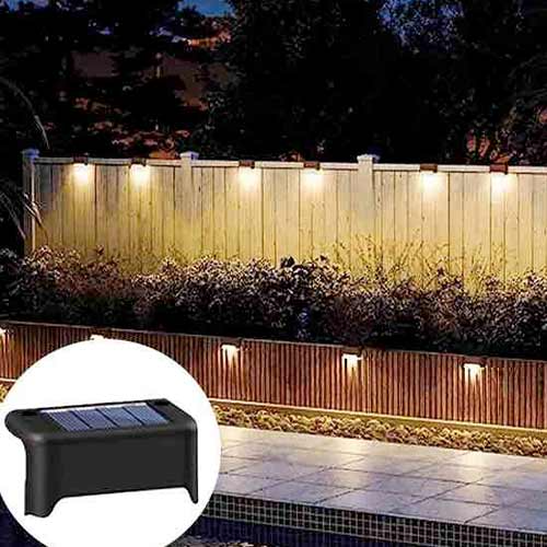 Luminária Solar LED Automática BILLA para Áreas Externas