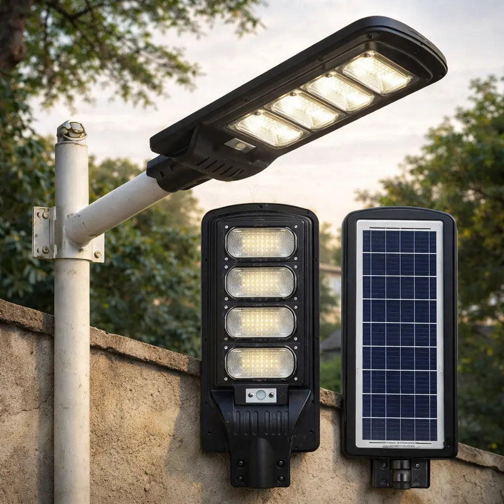 Luminária Solar LED Sensor Presença 150W-300W Powerstill