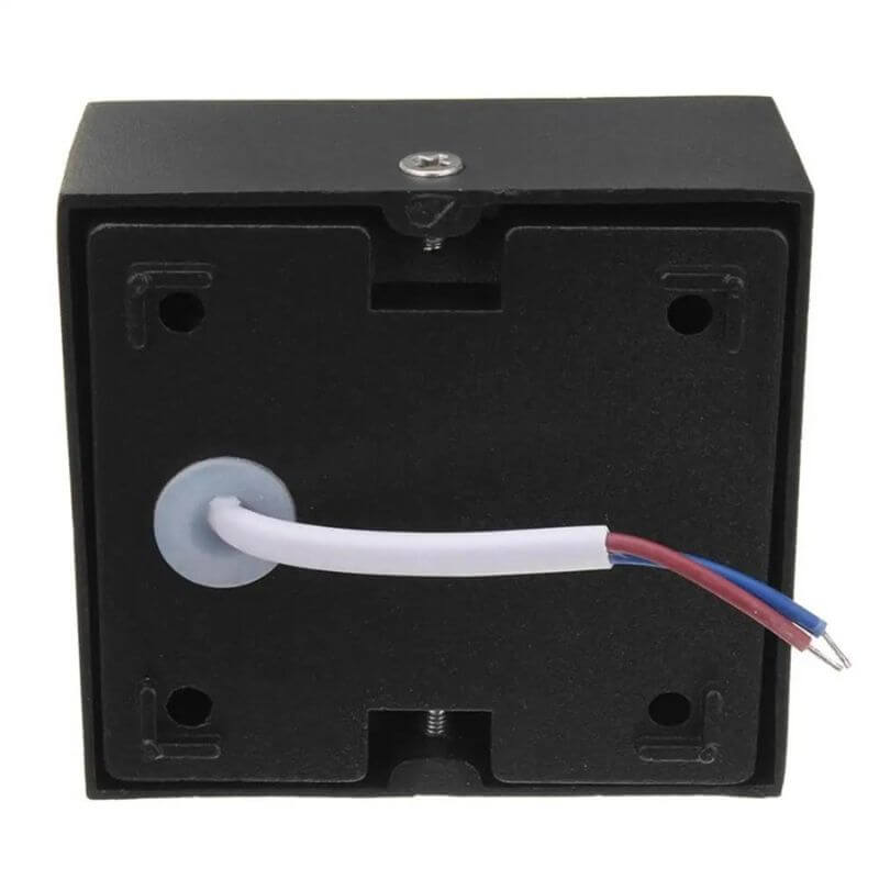 Luminária Área Externa Preta em Alumínio 5W