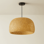 Luminária Pendente Bambu Organic Loom
