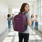 Garanta segurança e praticidade com a Mochila ACO. Com senha, USB, fone, impermeável e para notebook 17". Perfeita para trabalho, faculdade e viagens.