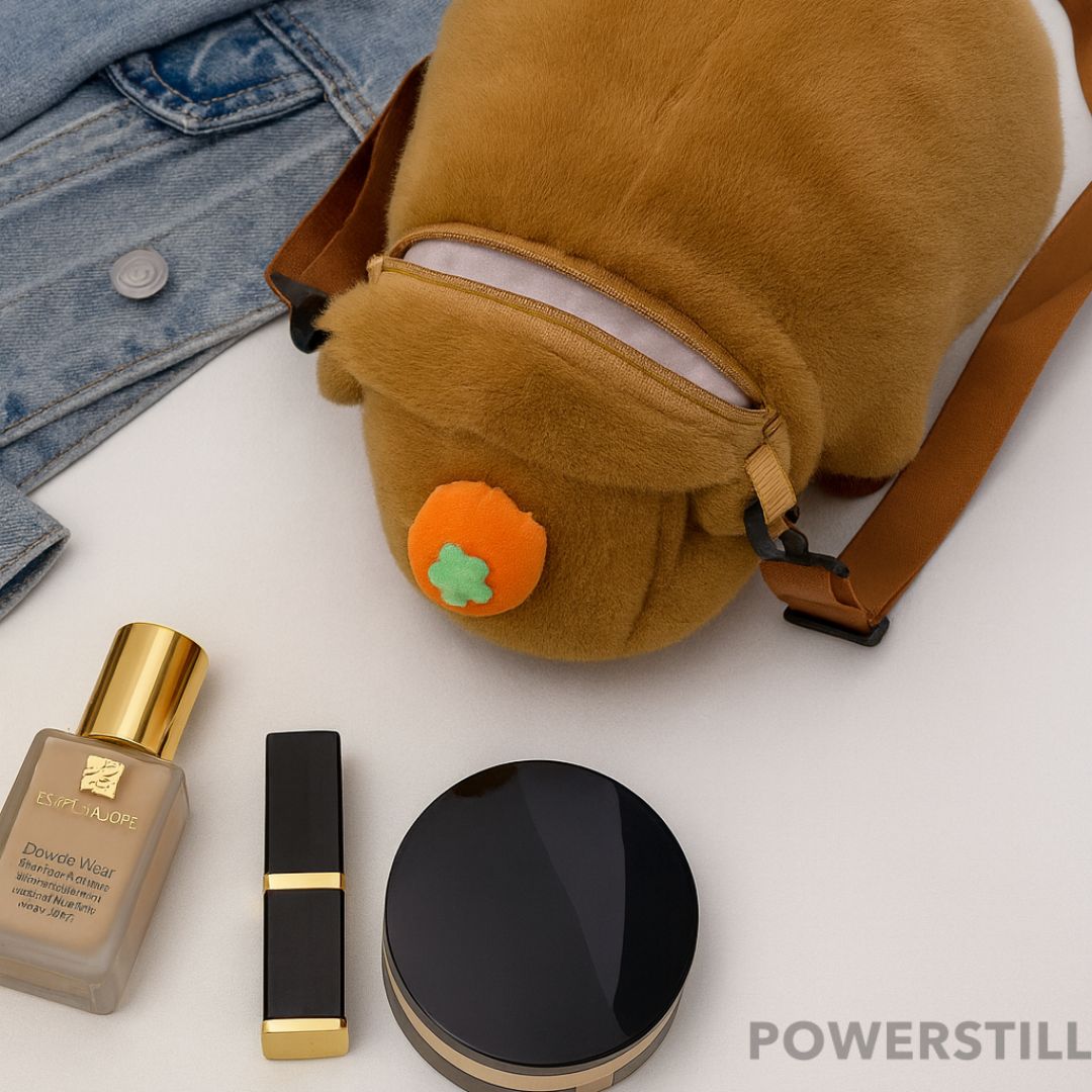 Garanta sua Mochila Capivara e transforme seu look! Pelúcia macia, estilo Kawaii e foco total em alegria e destaque. Estoque limitado. Clique e leve a sua.