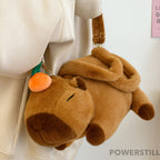 Garanta sua Mochila Capivara e transforme seu look! Pelúcia macia, estilo Kawaii e foco total em alegria e destaque. Estoque limitado. Clique e leve a sua.