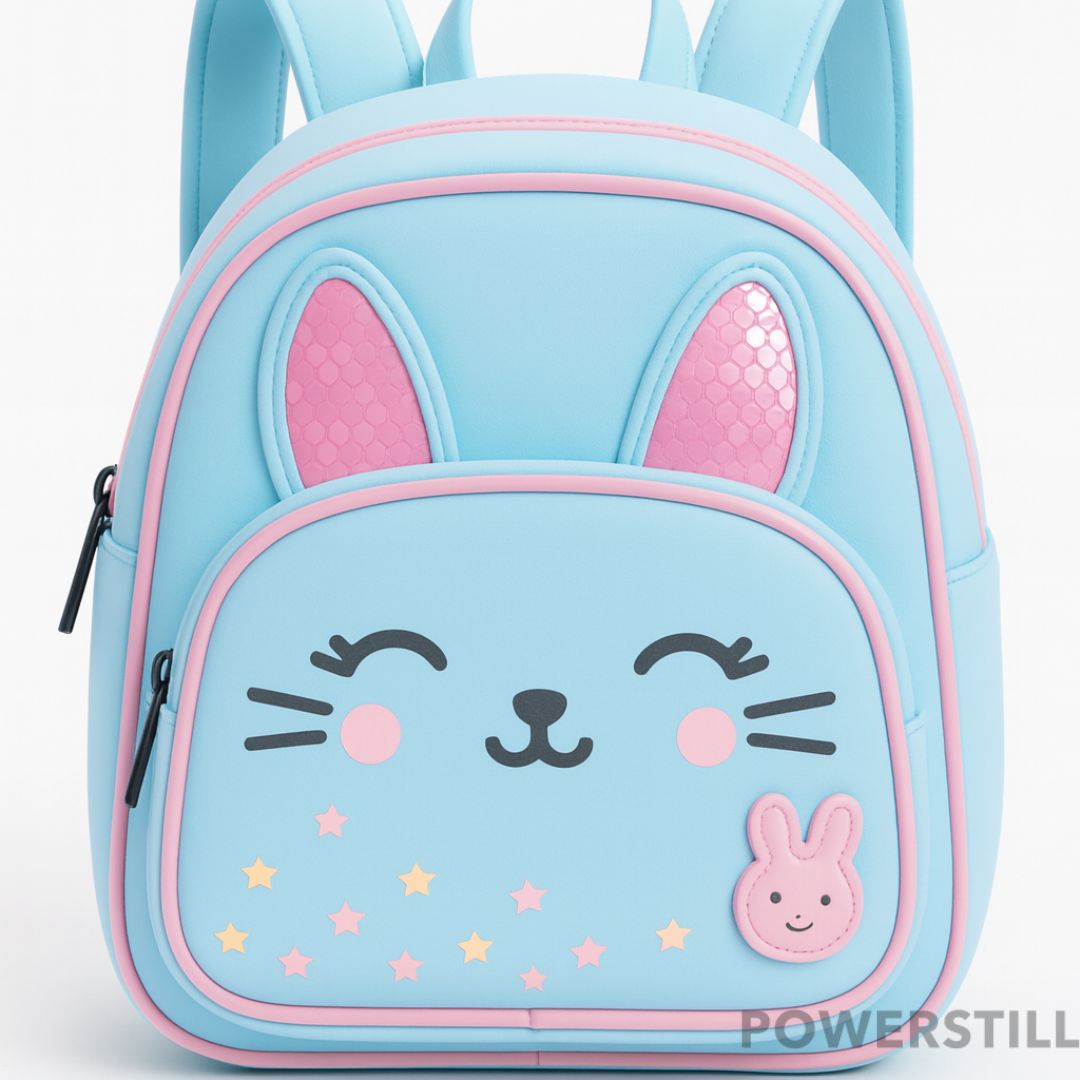 Mochila escolar infantil de alta qualidade com zíperes e estampa fofa. Ideal para creche, passeios e organização. Conforto e segurança para sua filha!