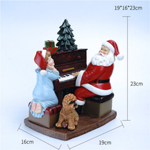 Enfeite de Natal em Resina Noel Pintor Soldadinho Cromus Decorativo
