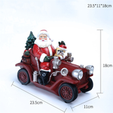 Enfeite de Natal em Resina Noel Pintor Soldadinho Cromus Decorativo