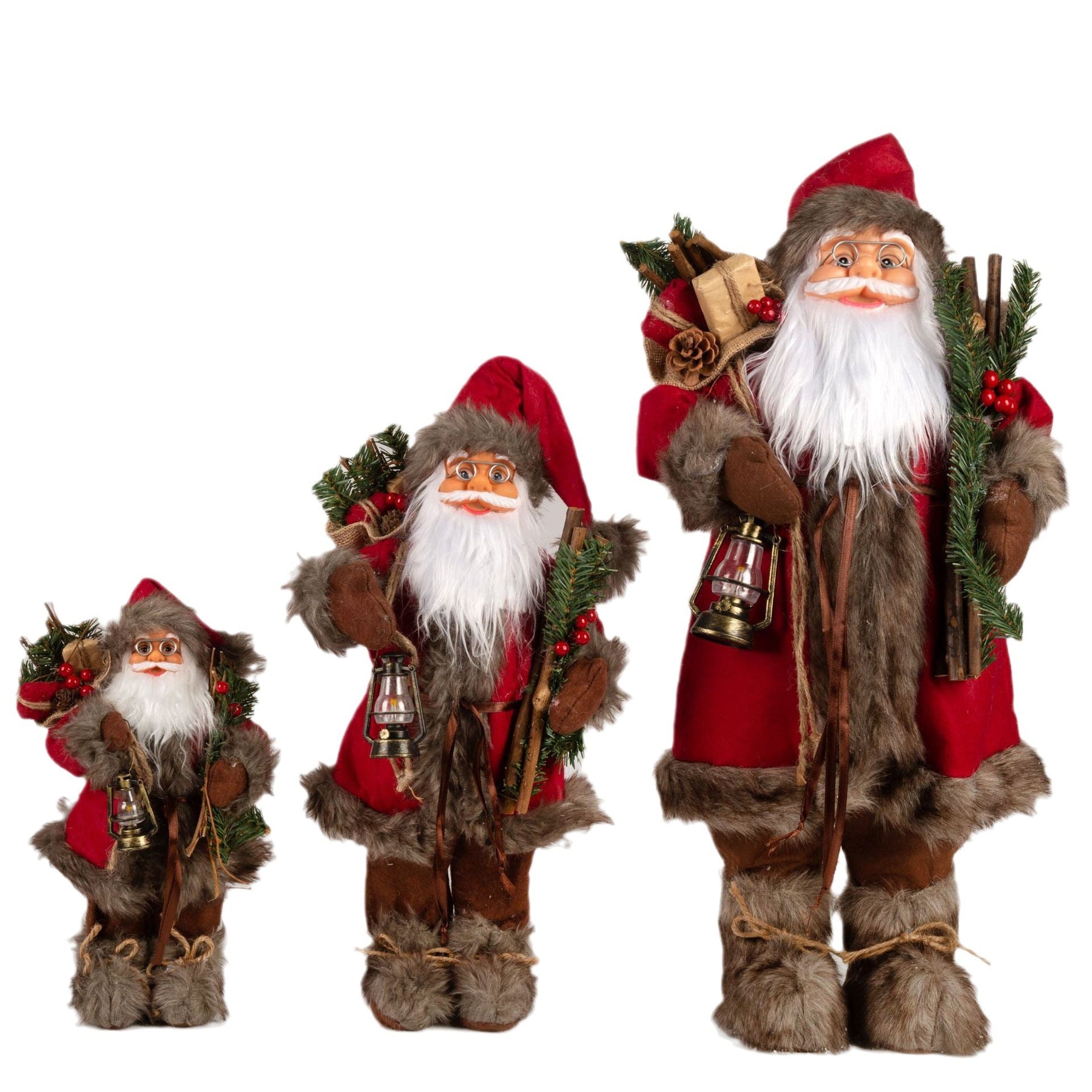 Ornamentos de Natal Papai Noel Decorativos para Decoração Natalina