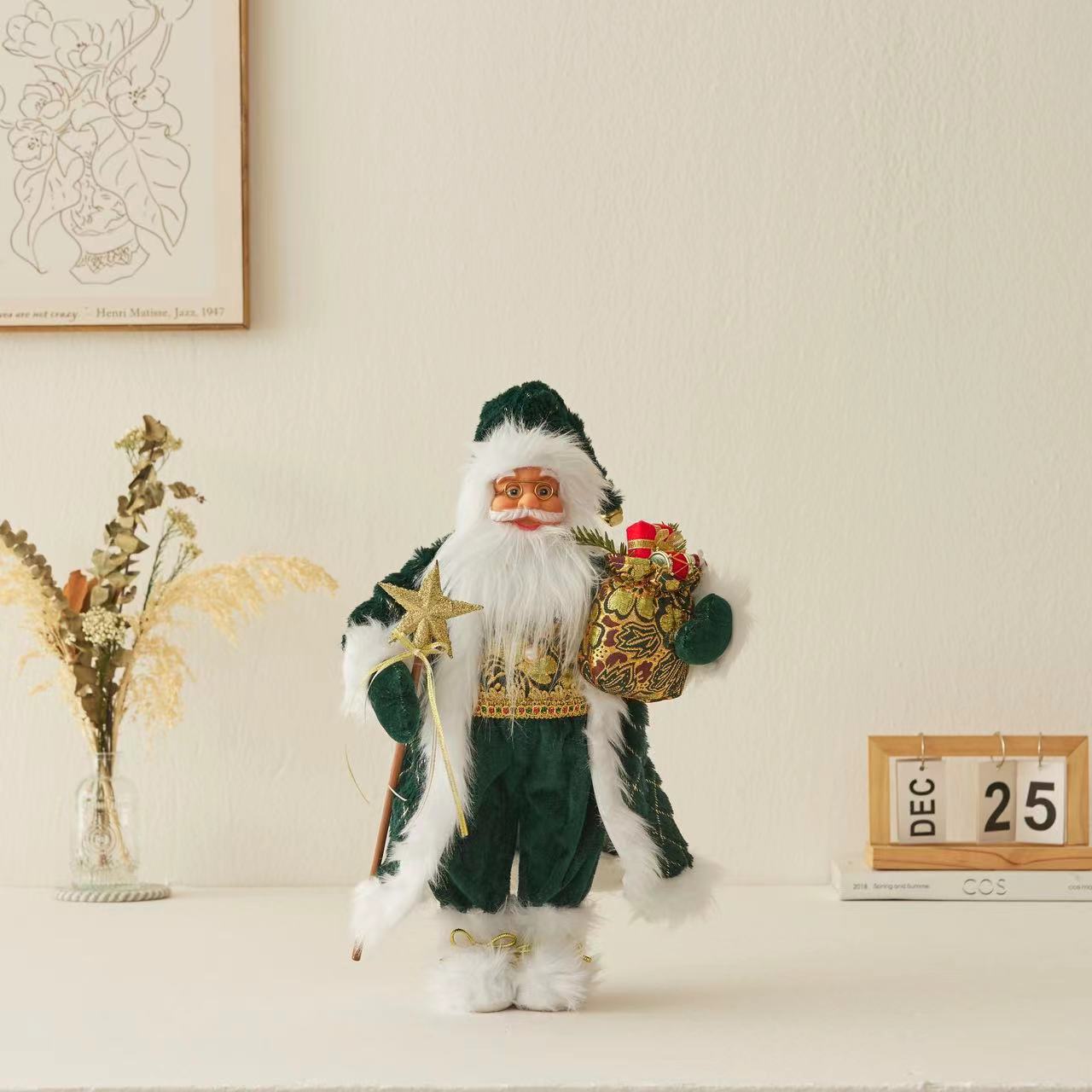 Ornamentos de Natal Papai Noel Decorativos para Decoração Natalina