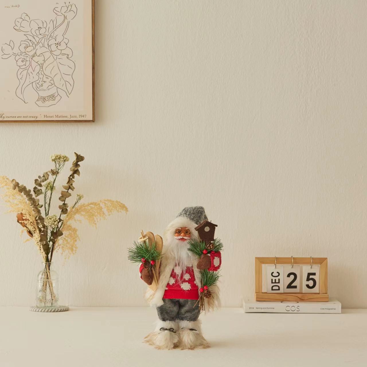 Ornamentos de Natal Papai Noel Decorativos para Decoração Natalina