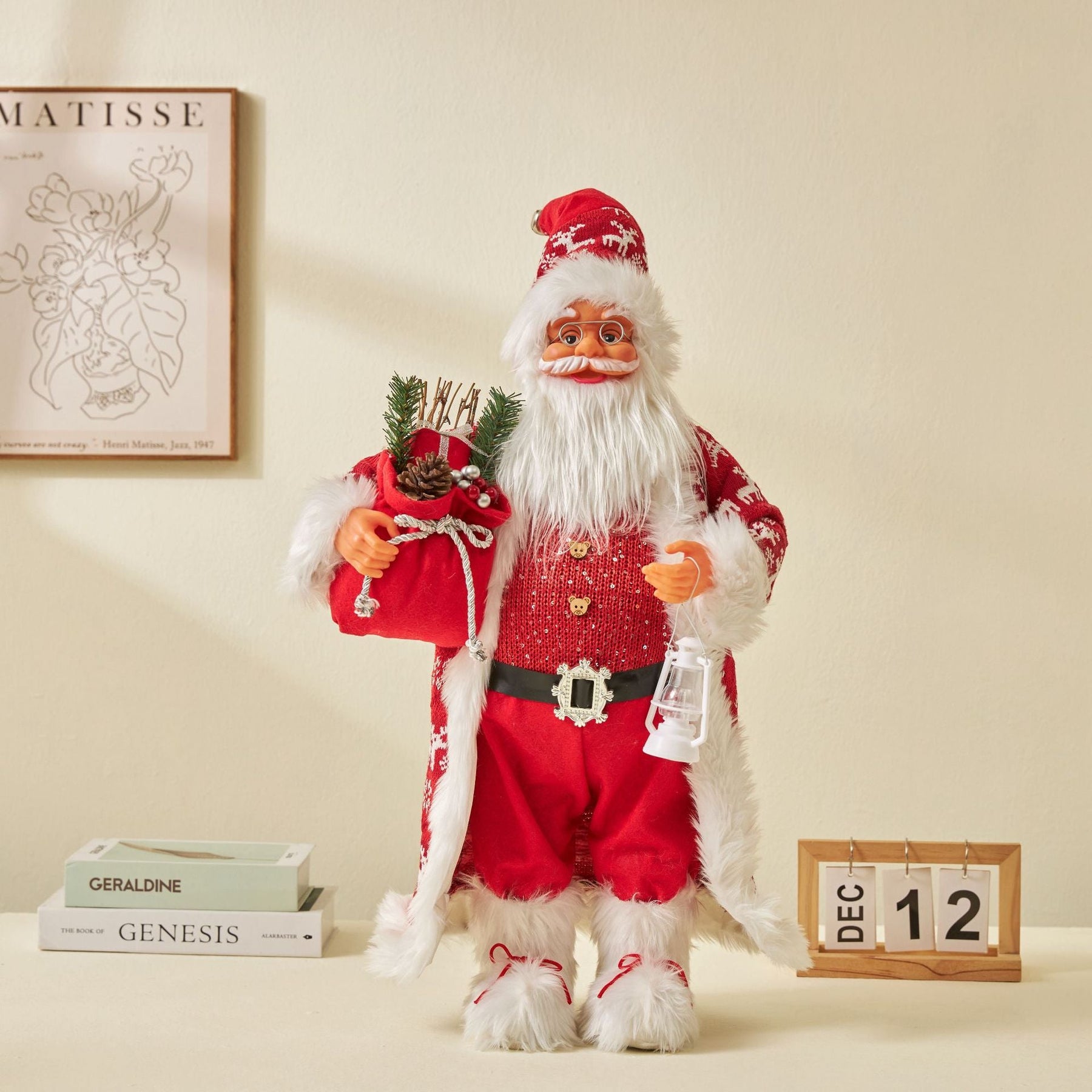 Ornamentos de Natal Papai Noel Decorativos para Decoração Natalina