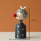 Escultura Boneca Decorativa Lilly Ball Estatueta