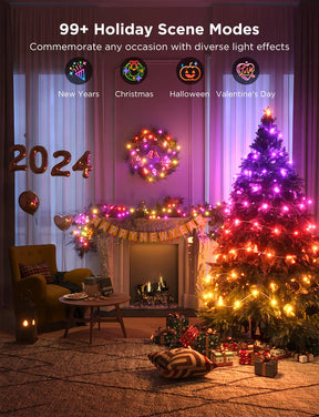 Pisca Pisca Natal LED RGB com Sensor e App - IP68 USB (cópia)