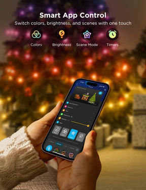 Pisca Pisca Natal LED RGB com Sensor e App - IP68 USB (cópia)