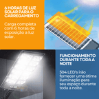 Refletor Solar LED Sensor Movimento 12h Autonomia Powerstill
