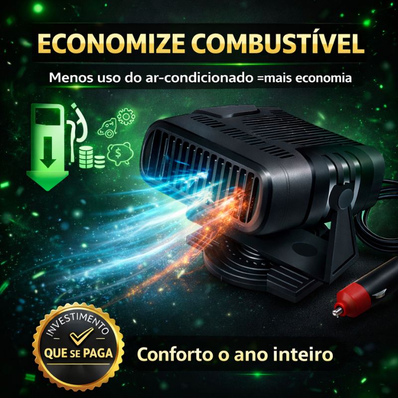 Refrigerador e Aquecedor Portátil de Carro 2 em 1 – Turbo Freeze 