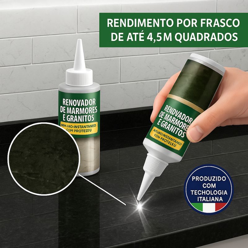 Renovador e Revitalizador de Mármores, Granitos e Porcelanatos