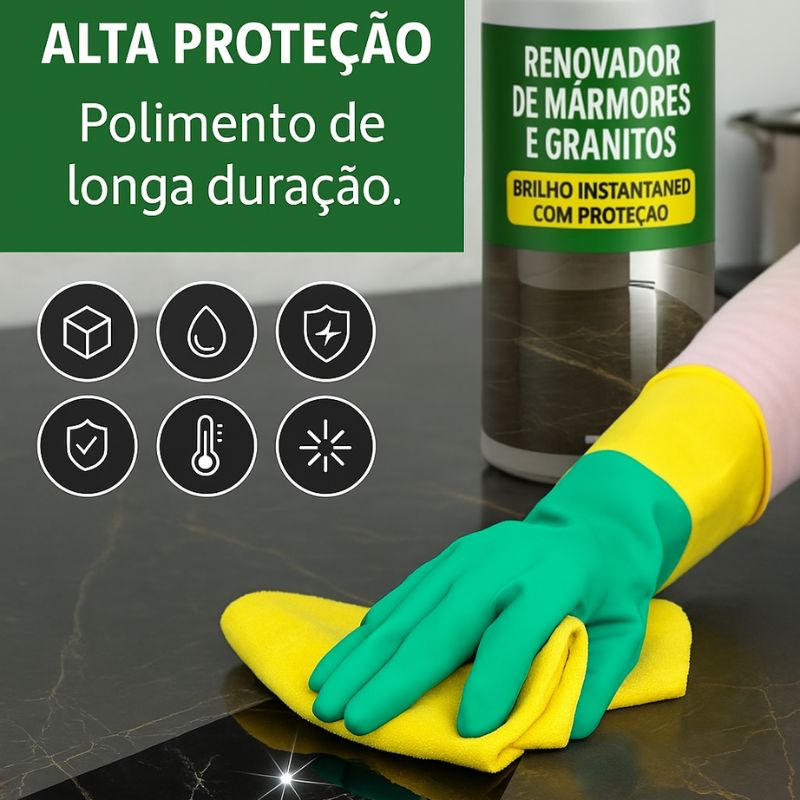 Renovador e Revitalizador de Mármores, Granitos e Porcelanatos