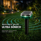 Repelente Solar Ultra Sônico Espanta Pragas 24 Horas A Prova d'água