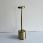 Luminária de Mesa LED Recarregável Sem Fio Metal