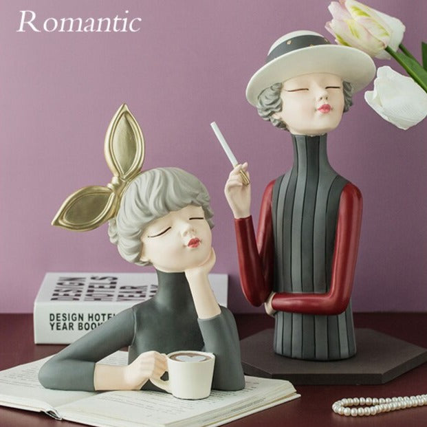 Busto Decorativo Lili Cigarrete