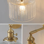 Arandela Vintage Metal e Vidro