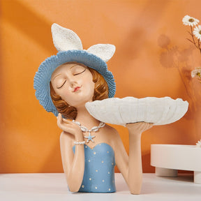 Busto Decorativo Lili Praia Bandeja