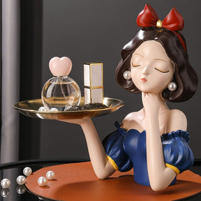 Busto Decorativo Lili Branca De Neve